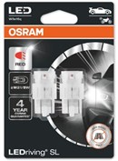 Osram LED Pære Rød W21/5W (2 stk)
